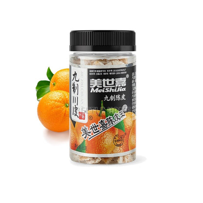 [新货亏本冲销量] 美世嘉 九制陈皮 九制川皮 佛手陈皮 玫瑰陈皮 红糖陈皮 菊花陈皮 无花果 九制杨梅 潮汕特产零食 浙梅梅条 酸梅粉 青梅条 MeiShiJia Dried Tangerine Peel Kulit Limau (1s)