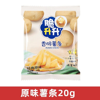[新货亏本冲销量] 脆升升薯条 三只松鼠脆薯条 香脆薯条 CuiShengSheng Crispy French Fries Potato Sticks (20g)