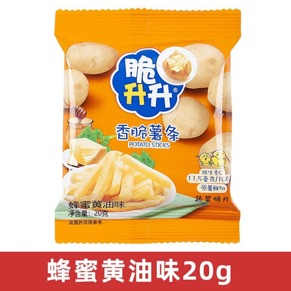 [新货亏本冲销量] 脆升升薯条 三只松鼠脆薯条 香脆薯条 CuiShengSheng Crispy French Fries Potato Sticks (20g)