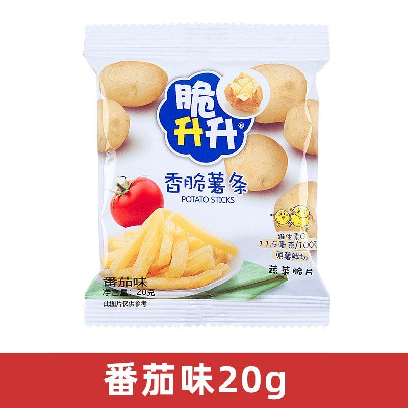 [新货亏本冲销量] 脆升升薯条 三只松鼠脆薯条 香脆薯条 CuiShengSheng Crispy French Fries Potato Sticks (20g)