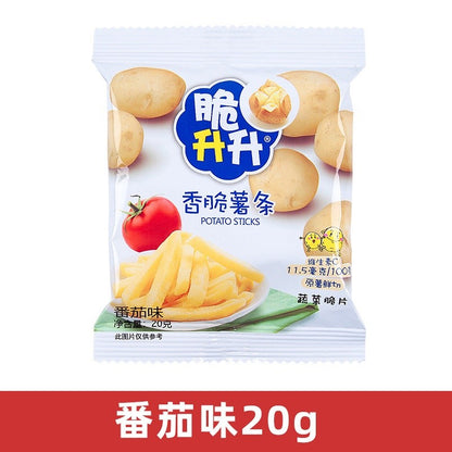 [新货亏本冲销量] 脆升升薯条 三只松鼠脆薯条 香脆薯条 CuiShengSheng Crispy French Fries Potato Sticks (20g)