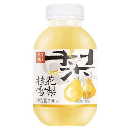 [新货亏本冲销量] 果子熟了 桂花雪梨 柚子雪梨 雪梨饮料 炖梨饮品 雪梨果汁 GuoZiShuLe Pear Juice (250g )