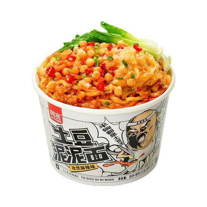 [新货亏本冲销量] 阿宽 爱吃鬼 土豆泥泥面 土豆泥拌面 土豆泥泥火鸡面 孜然麻辣味 坛坛酸菜味 浓香番茄味 鲜椒烧卤味 土豆泥泥粉 AKuan Mashed Potato Noodles (115g)