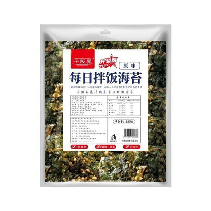[新货亏本冲销量] 千阪屋 拌饭海苔碎 芝麻海苔碎 海苔紫菜拌饭碎 烧烤味海苔 QianBanWu Vegetarian Sesame Seaweed Flakes (250g)