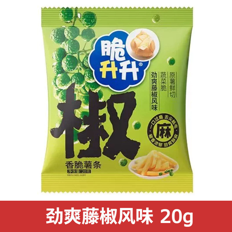 [新货亏本冲销量] 脆升升薯条 三只松鼠脆薯条 香脆薯条 CuiShengSheng Crispy French Fries Potato Sticks (20g)
