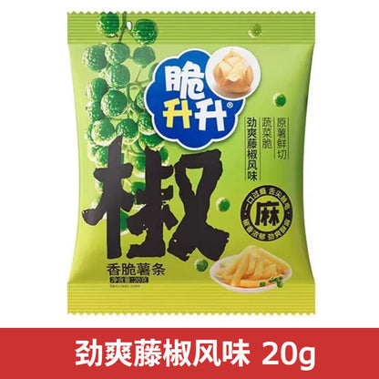 [新货亏本冲销量] 脆升升薯条 三只松鼠脆薯条 香脆薯条 CuiShengSheng Crispy French Fries Potato Sticks (20g)